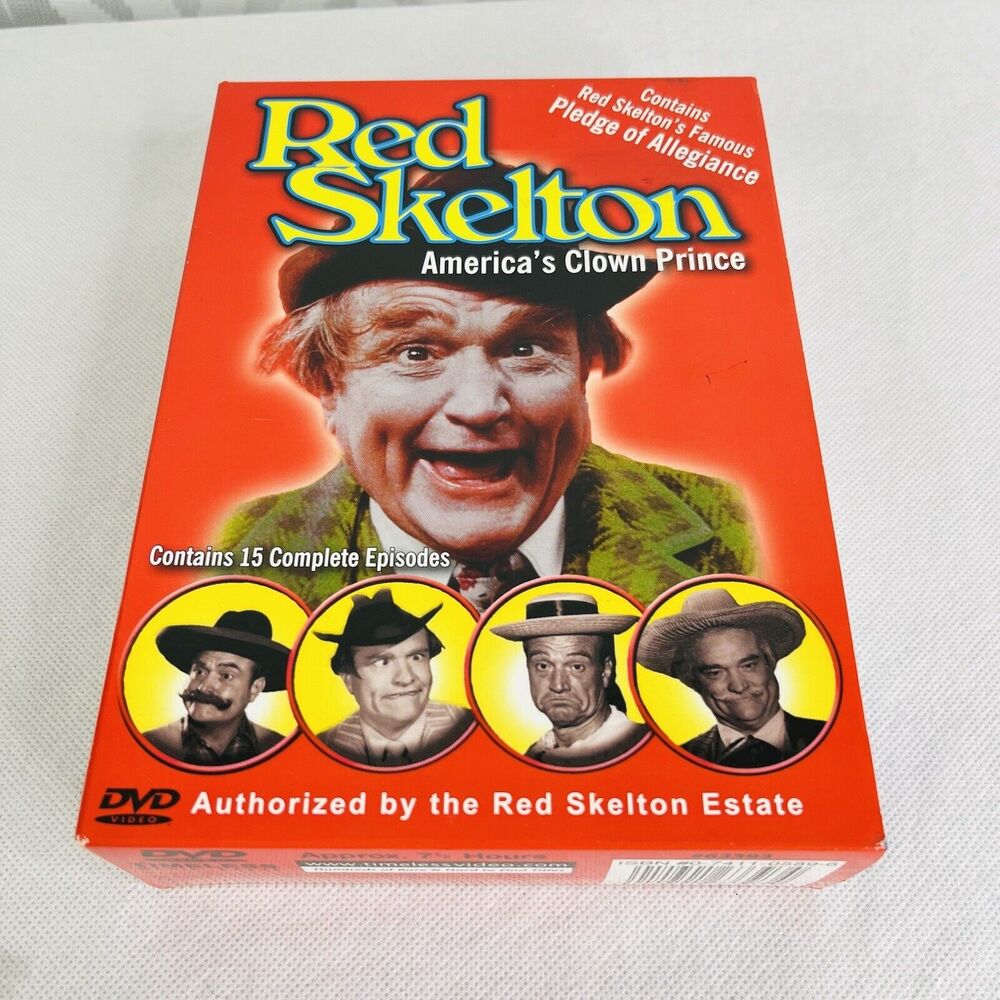 5. for $25| Red Skelton - Americas Clown Prince (DVD,‎ 2003, 3-Disc Set)